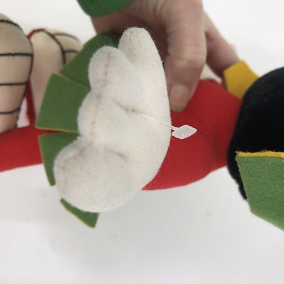 VTG Marvin Martian Plush 14" Looney Tunes Warner Bros 1995 Poseable Stands - Picture 10 of 15